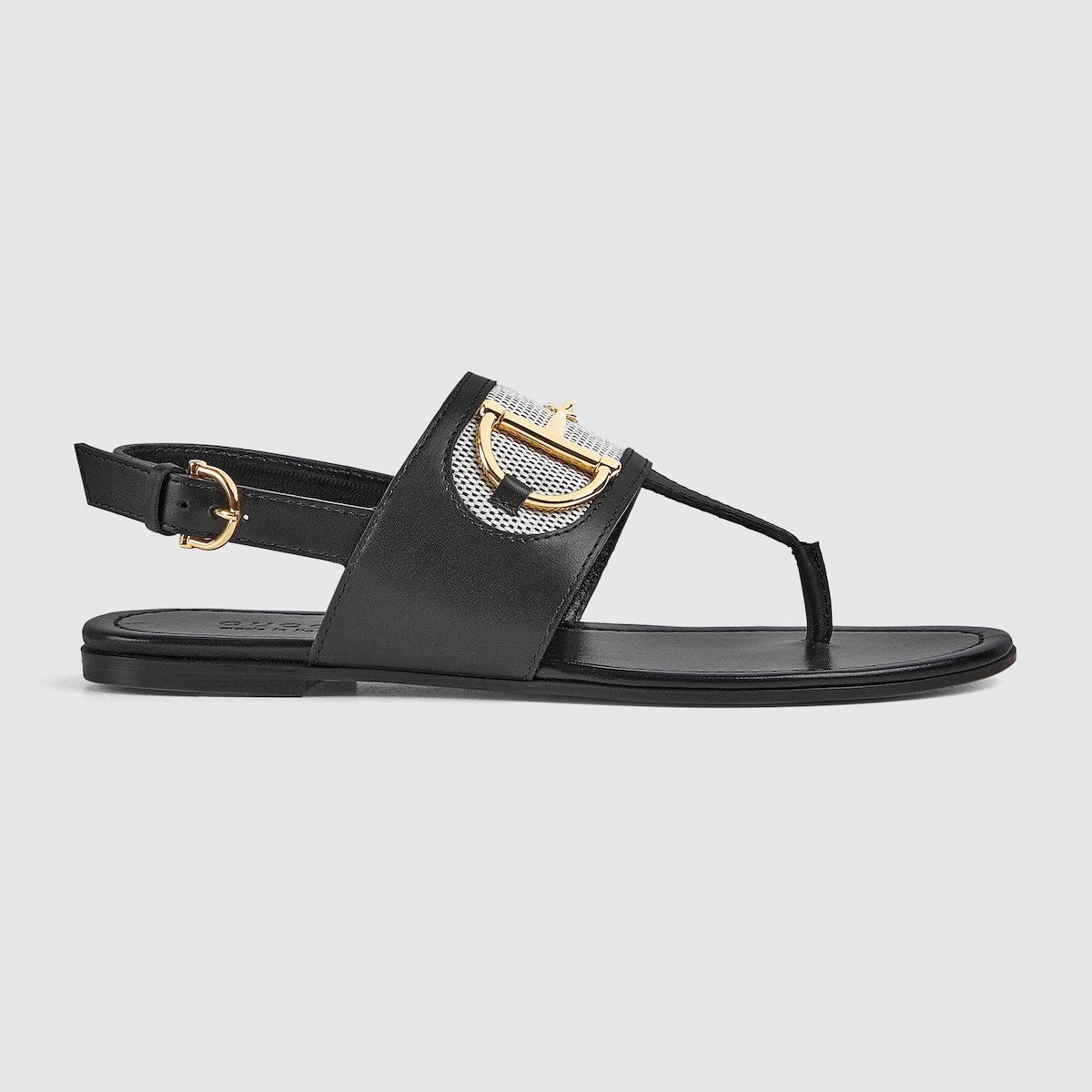 Gucci Women’s thong sandal with Horsebit - Image 1